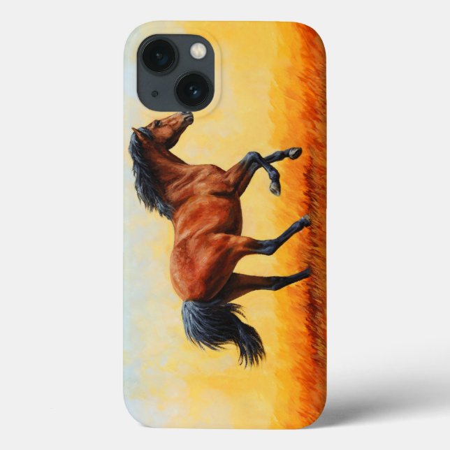 Bay Horse Galloping (Baksida)