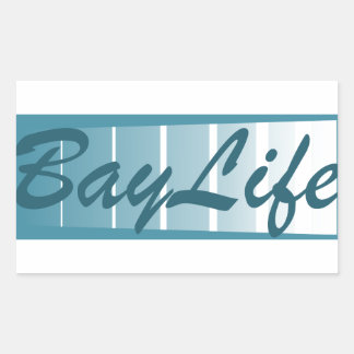 Bay Life Rektangulärt Klistermärke