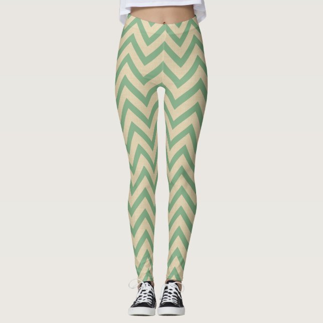 Bay Löv Spice Moods Chevrons Leggings (Framsida)