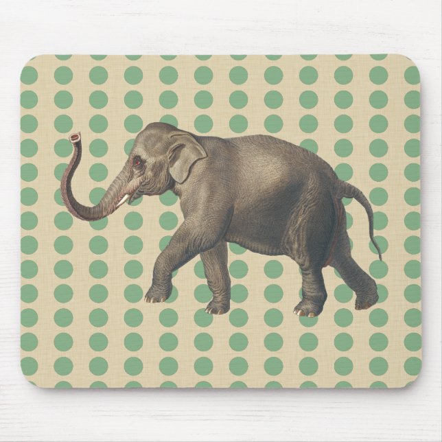 Bay Löv Spice Moods Dots med Elephant Musmatta (Framsidan)