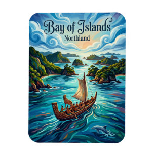 Bay of Islands Nya Zeeland Magnet