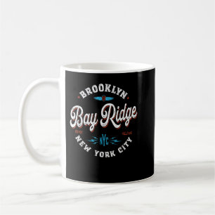 Bay Ridge Brooklyn New York - retro vintage graphi Kaffemugg