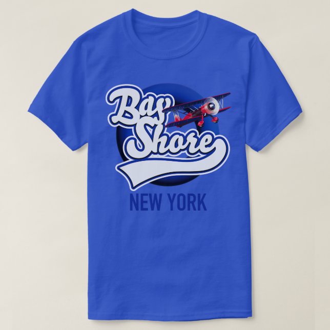 Bay Shore New York-Logotyp T Shirt (Design framsida)