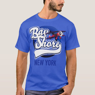 Bay Shore New York-Logotyp T Shirt