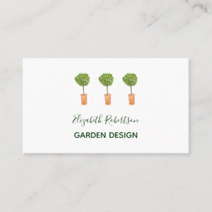 Bay Träd Trio Garden Design Landscaping Visitkort