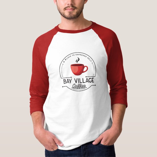 Bay Village Baseball T Shirt (Framsida)