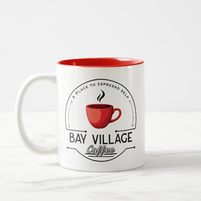 Bay Village Två-Tonad Mugg (Vänster)