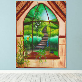 Bay Window Canvastryck