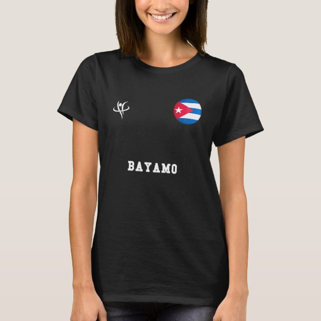 BAYAMO Kuba Vintage Sport T Shirt (Framsida)