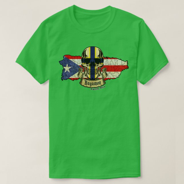 Bayamon Isla de Puerto Rico T Shirt (Design framsida)