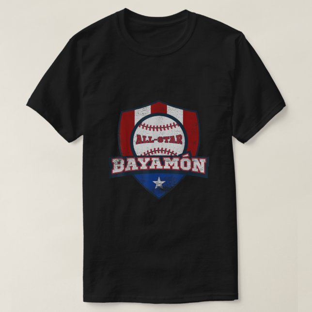 Bayamon Puerto Rico Camisa Puerto Rican World PR B T Shirt (Design framsida)