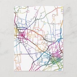 Bayannur China City Karta Vykort