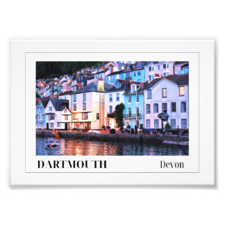 Bayards Cove, Dartmouth, Devon Fototryck