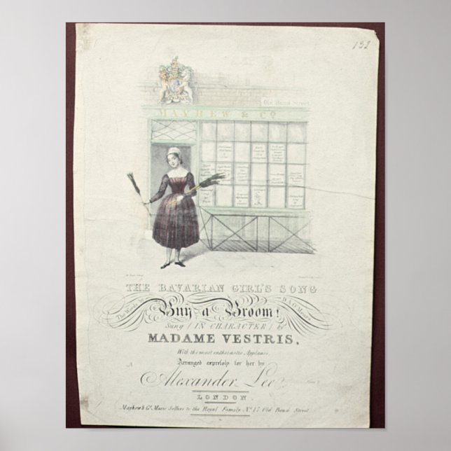 Bayarian Girls Sång av Maxim Gouci, sång lakan Poster (Framsidan)