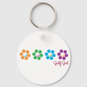 Bayblomma Golf Nyckelring