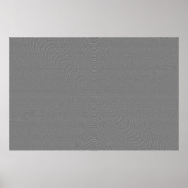 Bayer Matrix-våg Poster