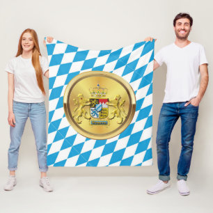 Bayerische vapensköldsfilta fleecefilt