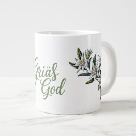 Bayerisk Griaß God Kaffe Mugg | Tyskt Kulturarv Pe Jumbo Mugg