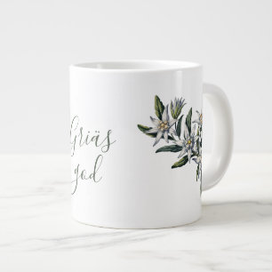Bayerisk Griaß God kaffemugg tyskt arv Pe Jumbo Mugg