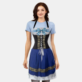 Bayeriskt Oktoberfest Dirndl Förkläde