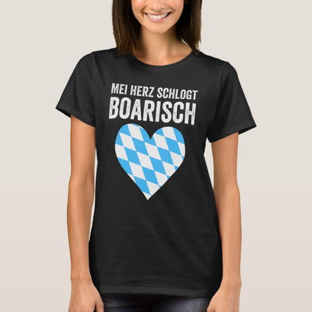 Bayeristisk bayersk bavarian München T Shirt (Framsida)