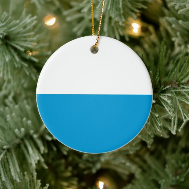 Bayeristisk Flagga Julgransprydnad Keramik (Träd)