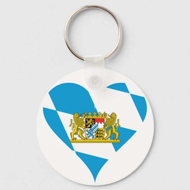 Bayeristisk flagga nyckelring (Framsida)