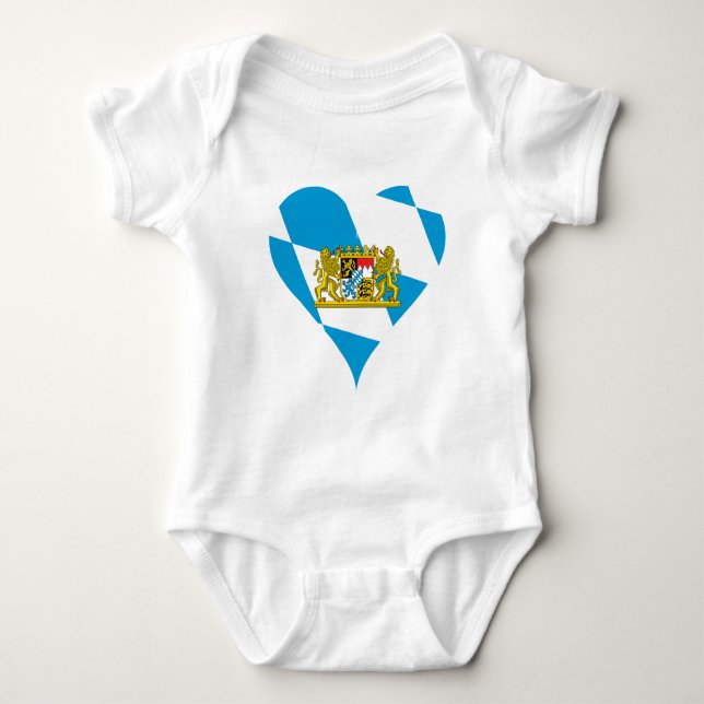 Bayeristisk flagga tee shirt (Framsida)