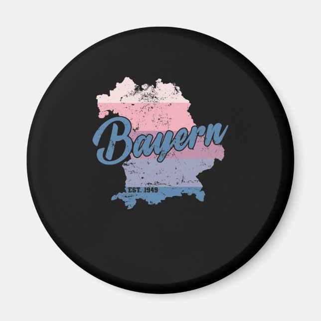 Bayern Bundesland Deutschland Heimat Magnet (Framsidan)