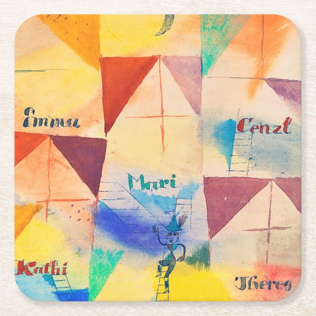 Bayern Don Giovanni, Klee Underlägg Papper Kvadrat (Framsidan)