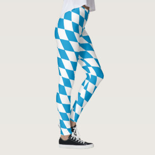 Bayern flagga mönster leggings