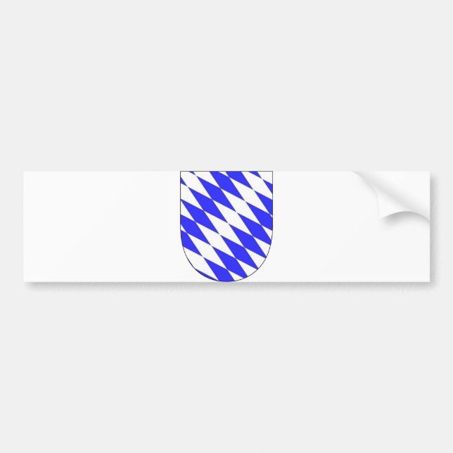 Bayern för officiell vapensköld tysklant symbol bildekal (Framsidan)