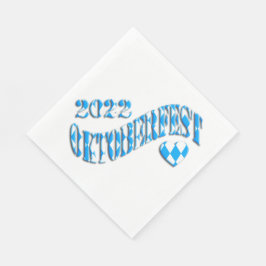 Bayern German Beer Festival Logotyp Oktoberfest 20 Pappersservett