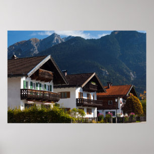 Bayern Graffito Byggnad Poster