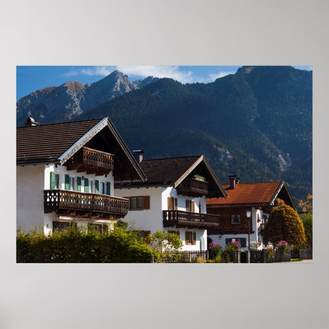 Bayern Graffito Byggnad Poster (Framsidan)