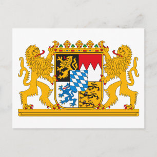 Bayern Jackar Arm Postcard Vykort