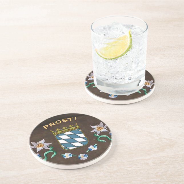 Bayern Jackar om Arm "Prost"! Underlägg Sandsten (Sidan)