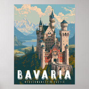 Bayern: Neuschwanstein Castle Poster
