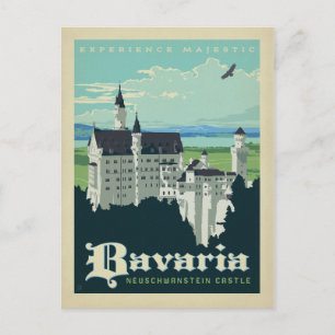 Bayern Neuschwanstein Castle Vykort