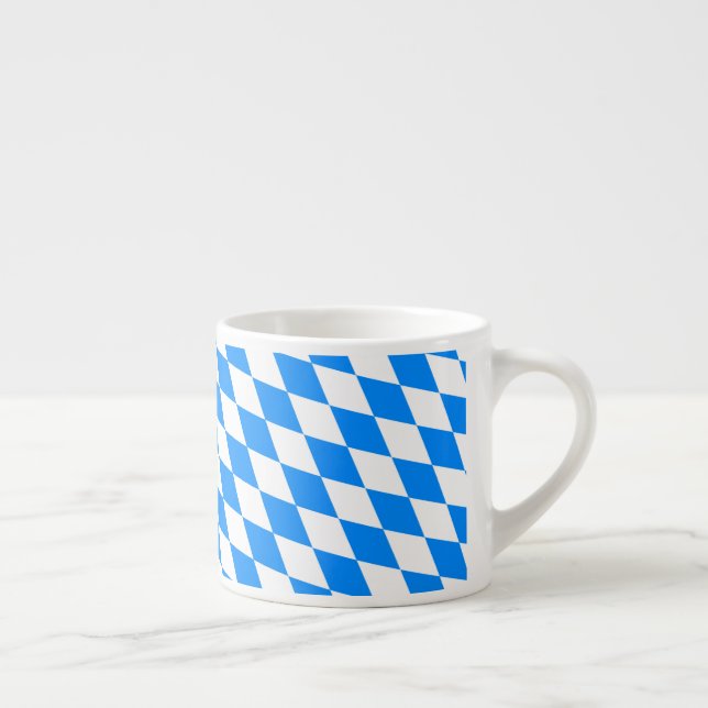 Bayern Rauten Fahne Espressomugg (Höger)