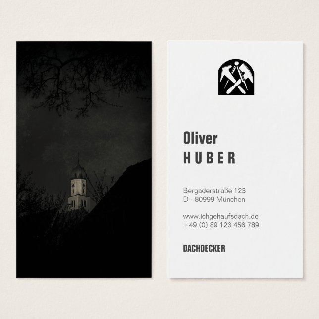 Bayern Tak Visitkort (Framsida & baksida)