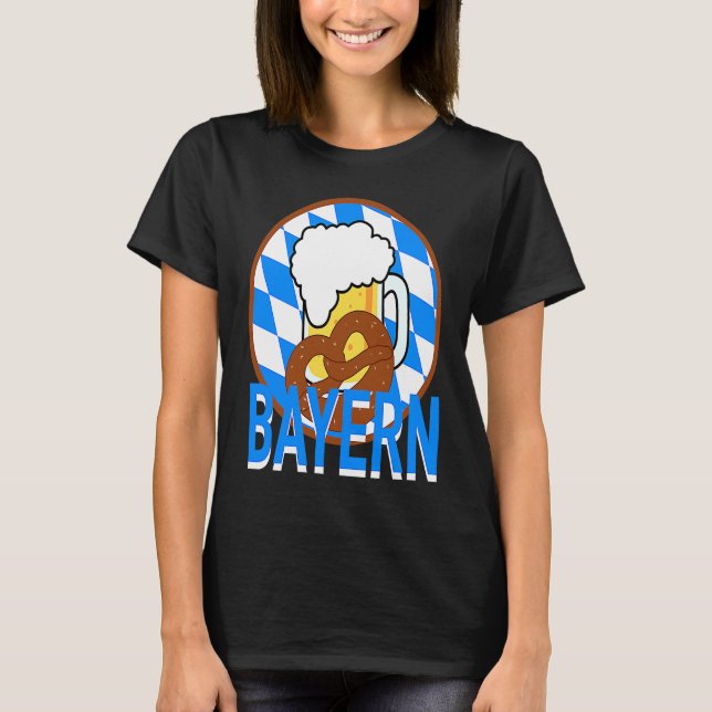 Bayern Tyskland Tradition T Shirt (Framsida)
