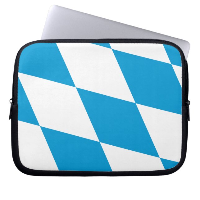 Bayern, Tysklanda Flagga Laptop sleeve (Framsidan)
