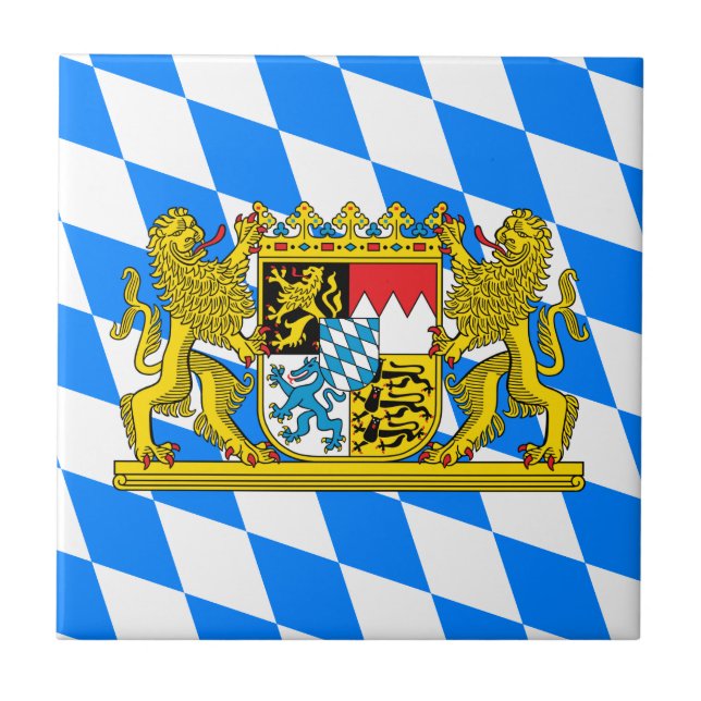 Bayern vapensköld kakelplatta (Framsidan)