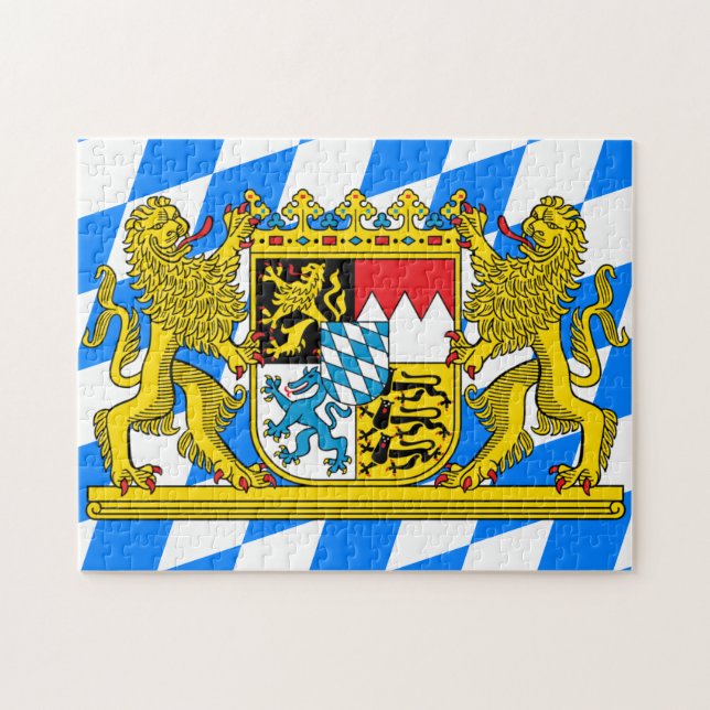 Bayern vapensköld pussel (Horisontell)