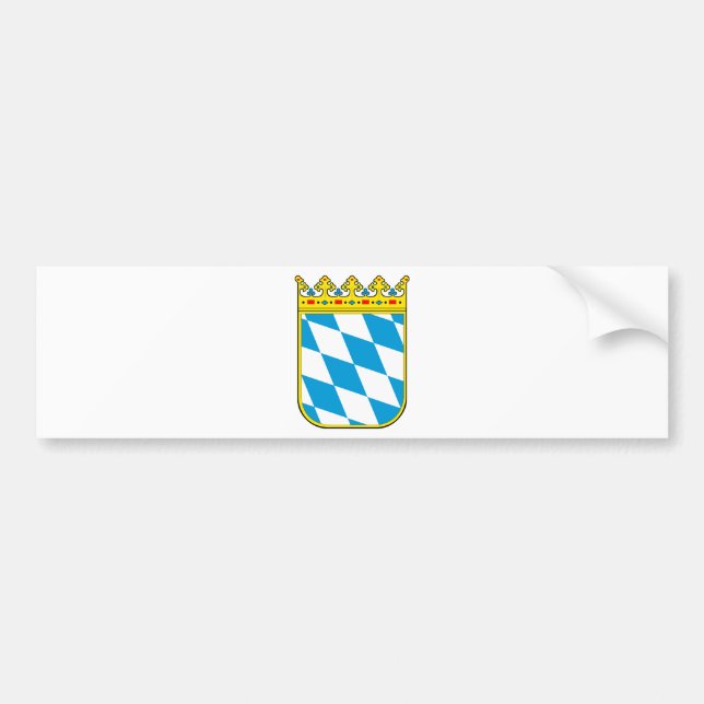 Bayern Wappen Bildekal (Framsidan)