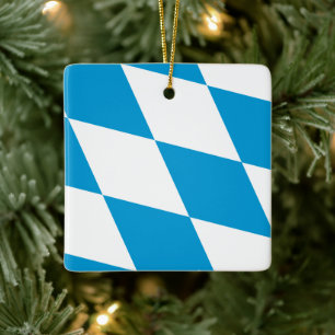 Bayers flagga, TYSKLAND Julgransprydnad Keramik