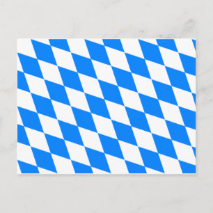 Bayersk flagga - Bayerische Flagge Vykort