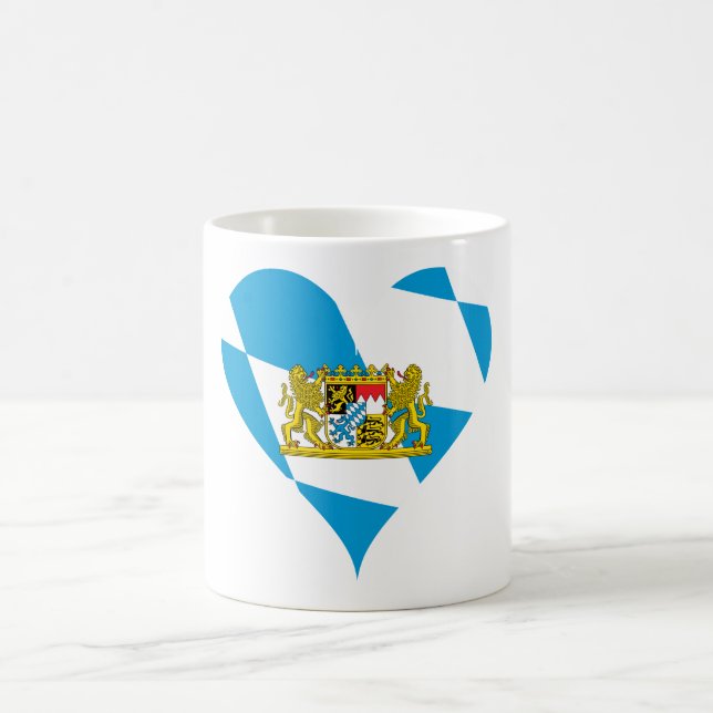 Bayersk flagga kaffemugg (Center)
