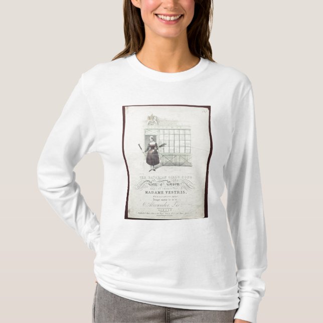 Bayersk flickasång vid sentensen Gouci, sånglakan T Shirt (Framsida)